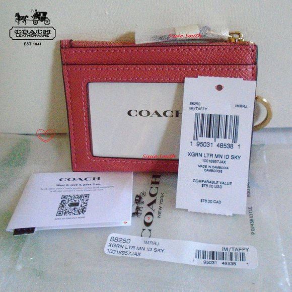 Mini Dempsey Camera Bag with Garden Plaid Print & Coach Patch - Picture 9 of 15